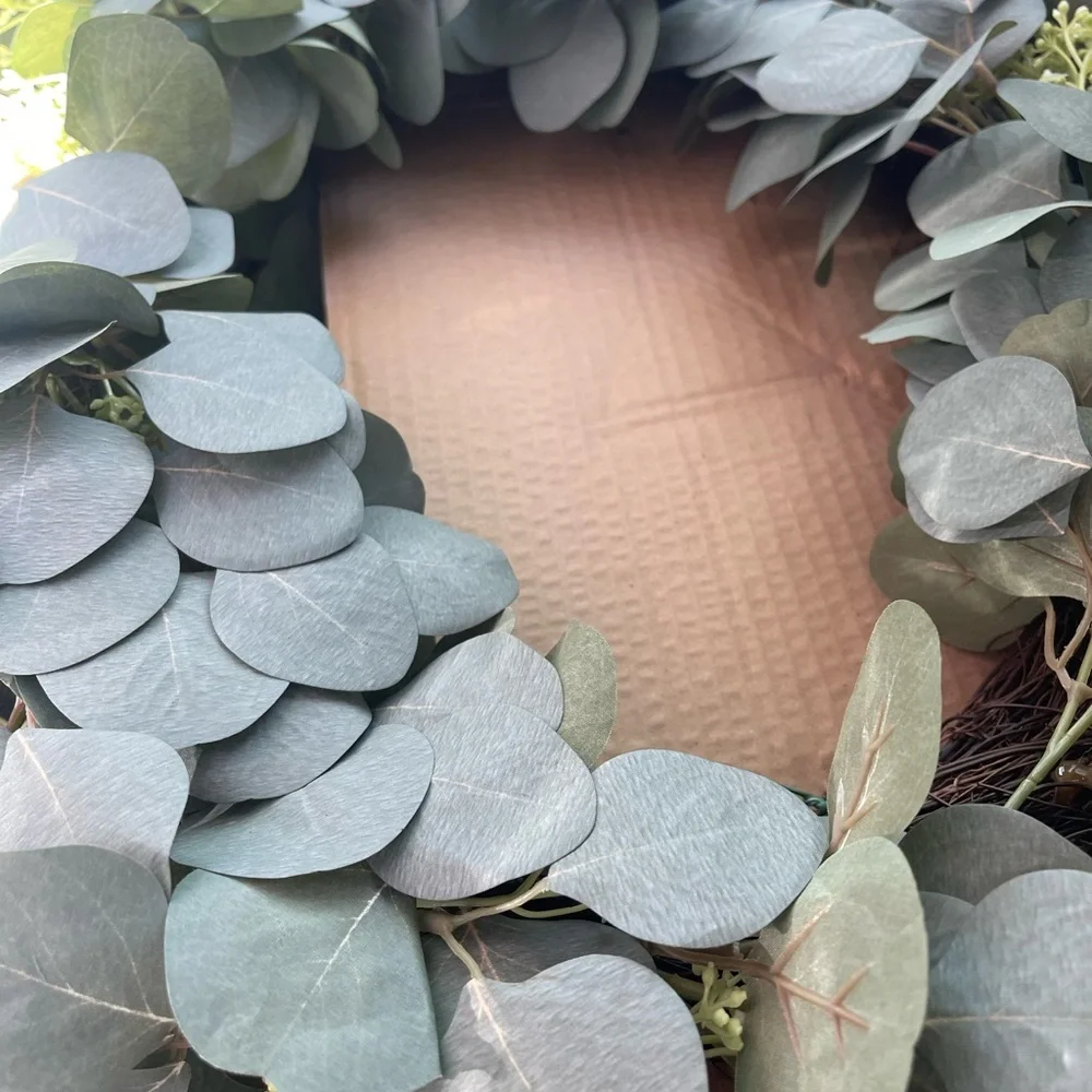 20” Artificial Eucalyptus Berry Wreath - Hearth & Hand with Magnolia